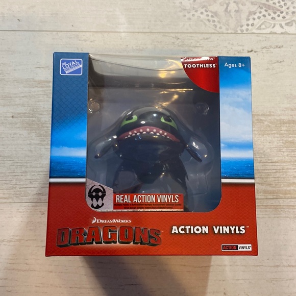 Real Action Vinyls Dreamworks Dragons Toothless Collectible Figure - Picture 1 of 8